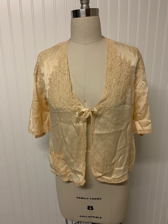 1930’s Bias Cut Bed Jacket