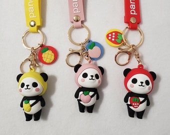 mcm panda keychain