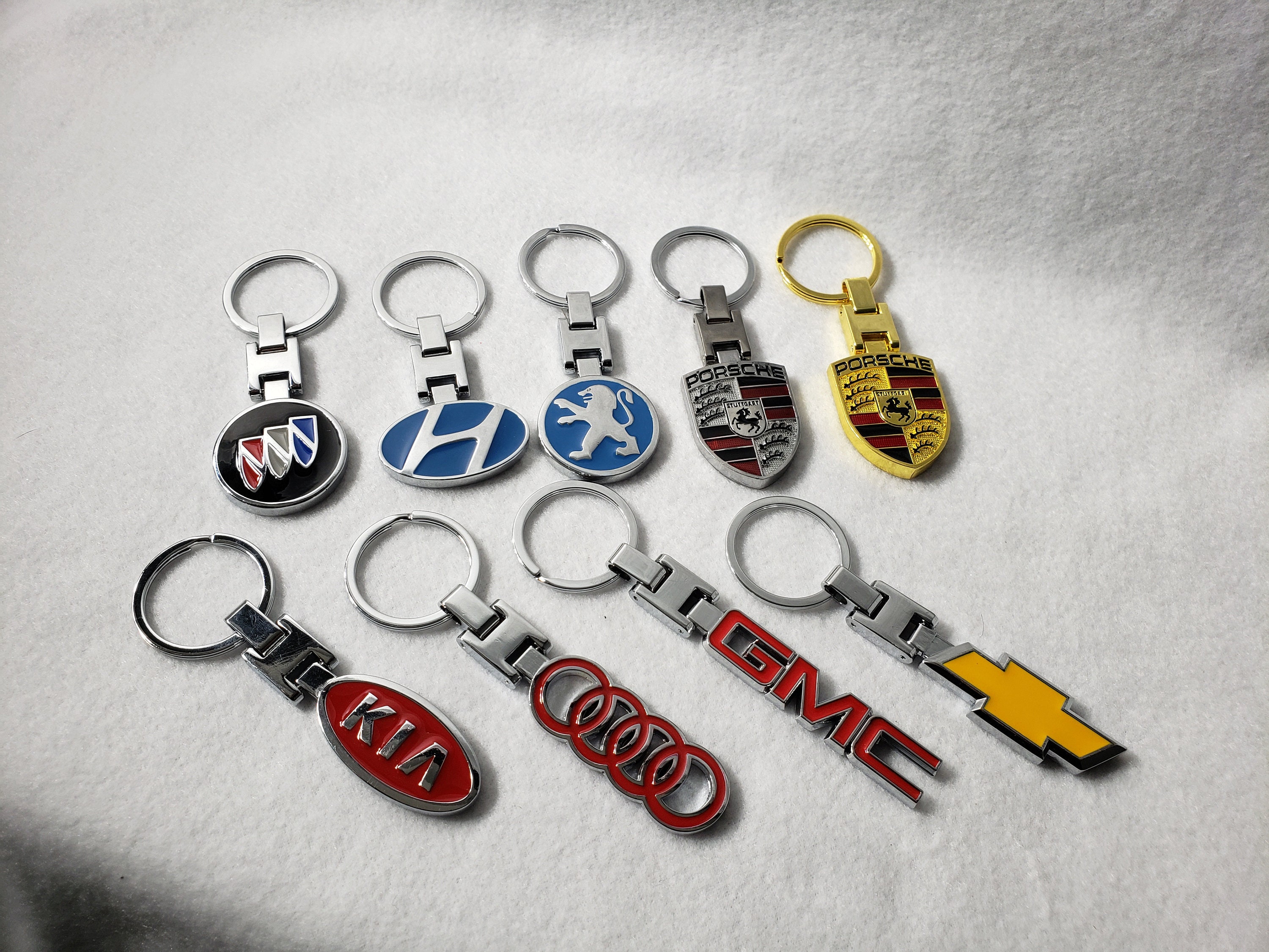 Car Emblem Logo Keychain Key Chains / Glossy Resin Color on Etsy