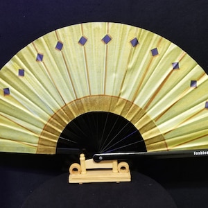 Ninja Star Hand Fan / Perfect for Avatar Kyoshi Warrior Cosplay / Loud Clack / Rave Accessory /  Large Fan / Cosplay / Anime / Party Fan