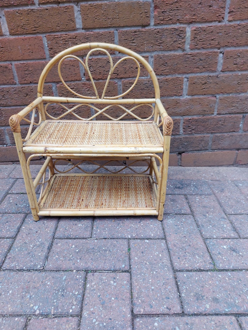 Vintage Bamboo Shelves Etsy UK