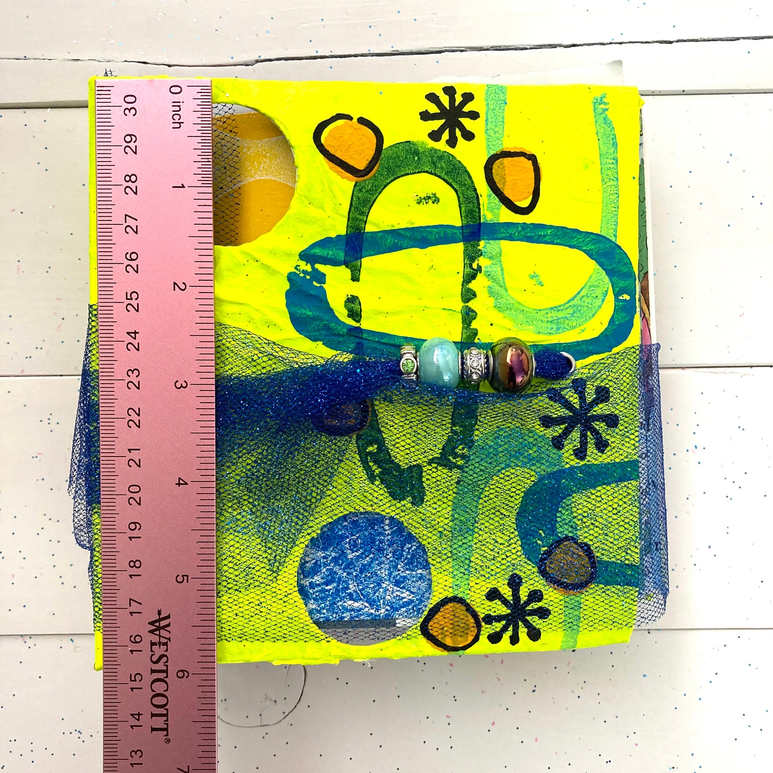 Handmade Junk Journal. Art Journal Kit. Journal Colorful. Etsy