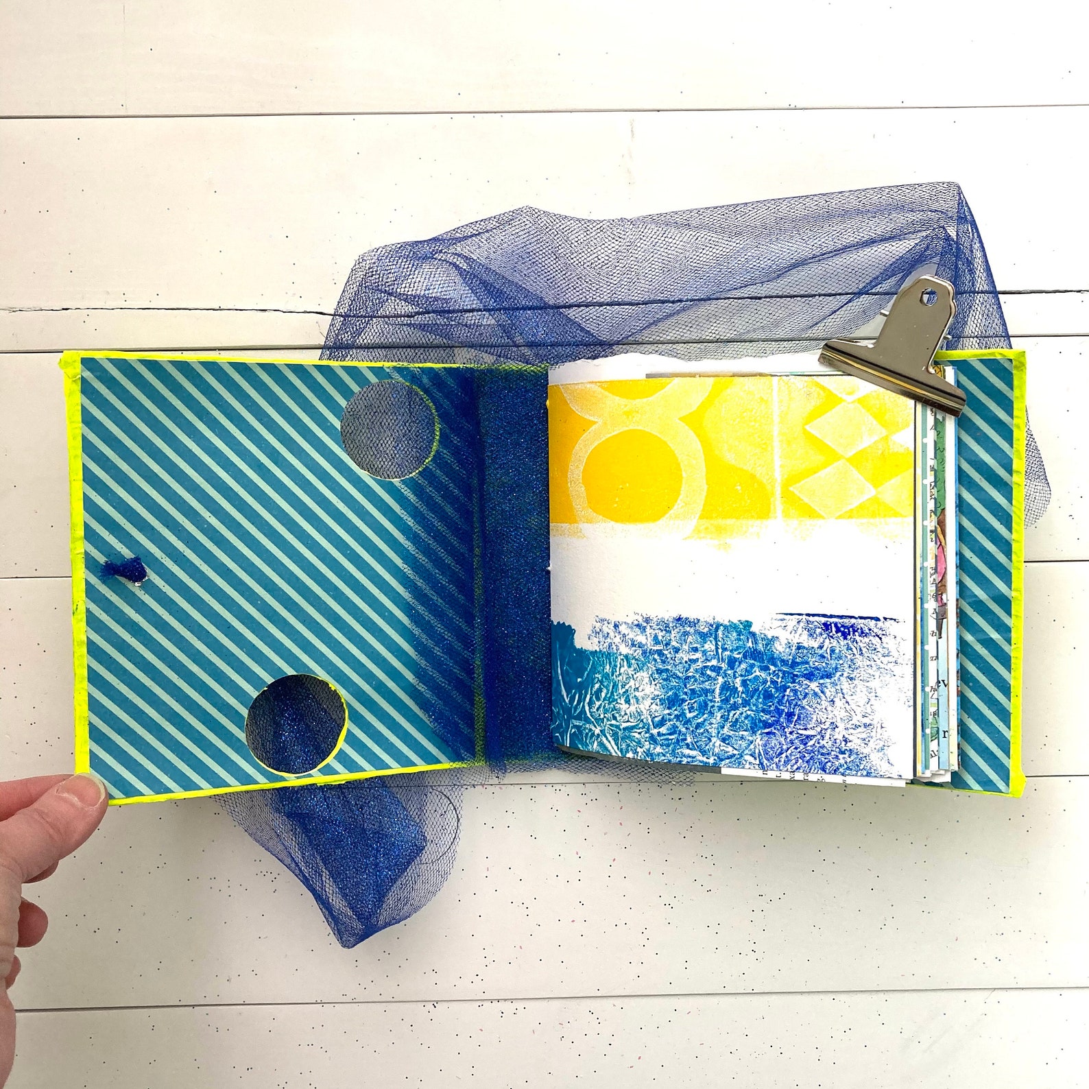 Handmade Junk Journal. Art Journal Kit. Journal Colorful. Etsy