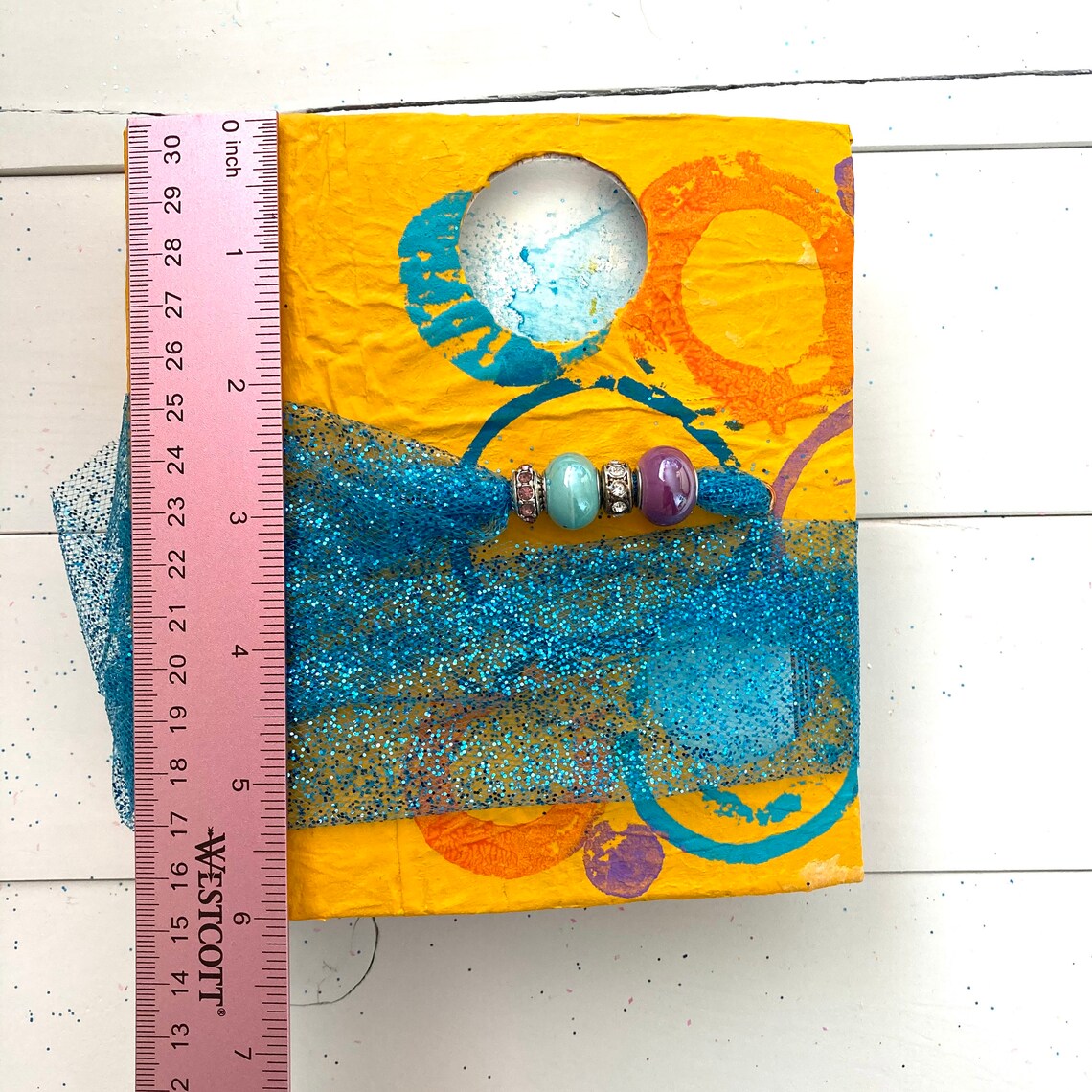 Handmade Junk Journal. Art Journal Kit. Journal Colorful. Etsy