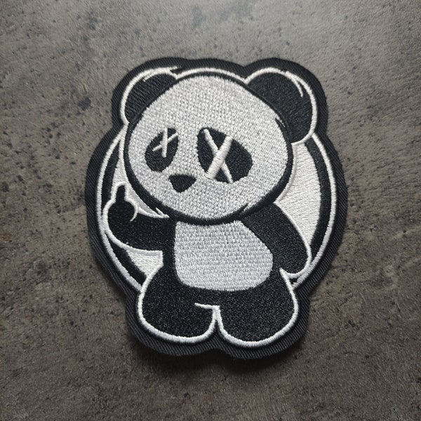 écusson Panda rebel grossier