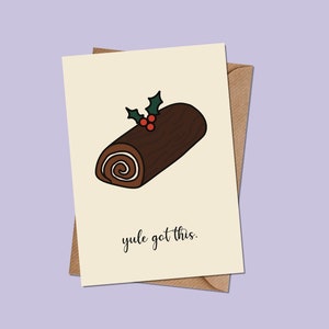 Yule Got This / Biglietto di Natale motivazionale / Vacanze / Festività / Natale / Biglietto positivo / A6