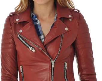 abrigo de piel de map Chaqueta de cuero para motocicleta para mujer abrigo de piel de map Chaqueta de cuero para motocicleta para mujer