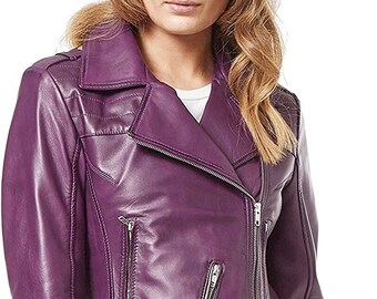 wallis purple leather jacket