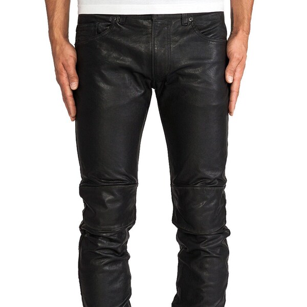 Leather Pants Men - Etsy