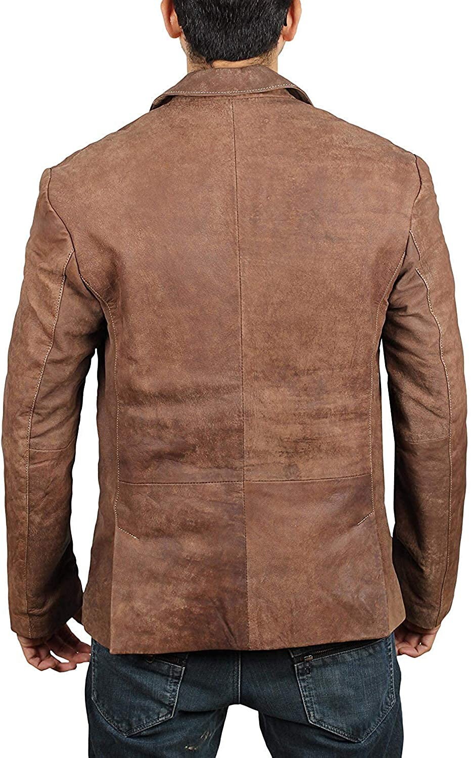 Vintage Men's Genuine Lambskin Leather Blazer Jacket Soft - Etsy