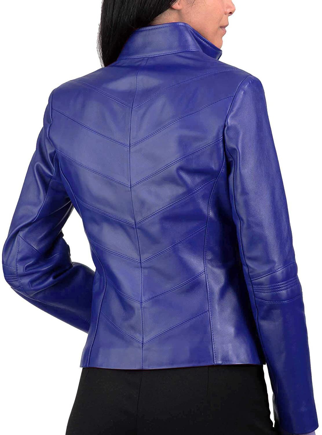 New Women Genuine Lambskin Real Leather Jacket Ladies Slim Fit - Etsy