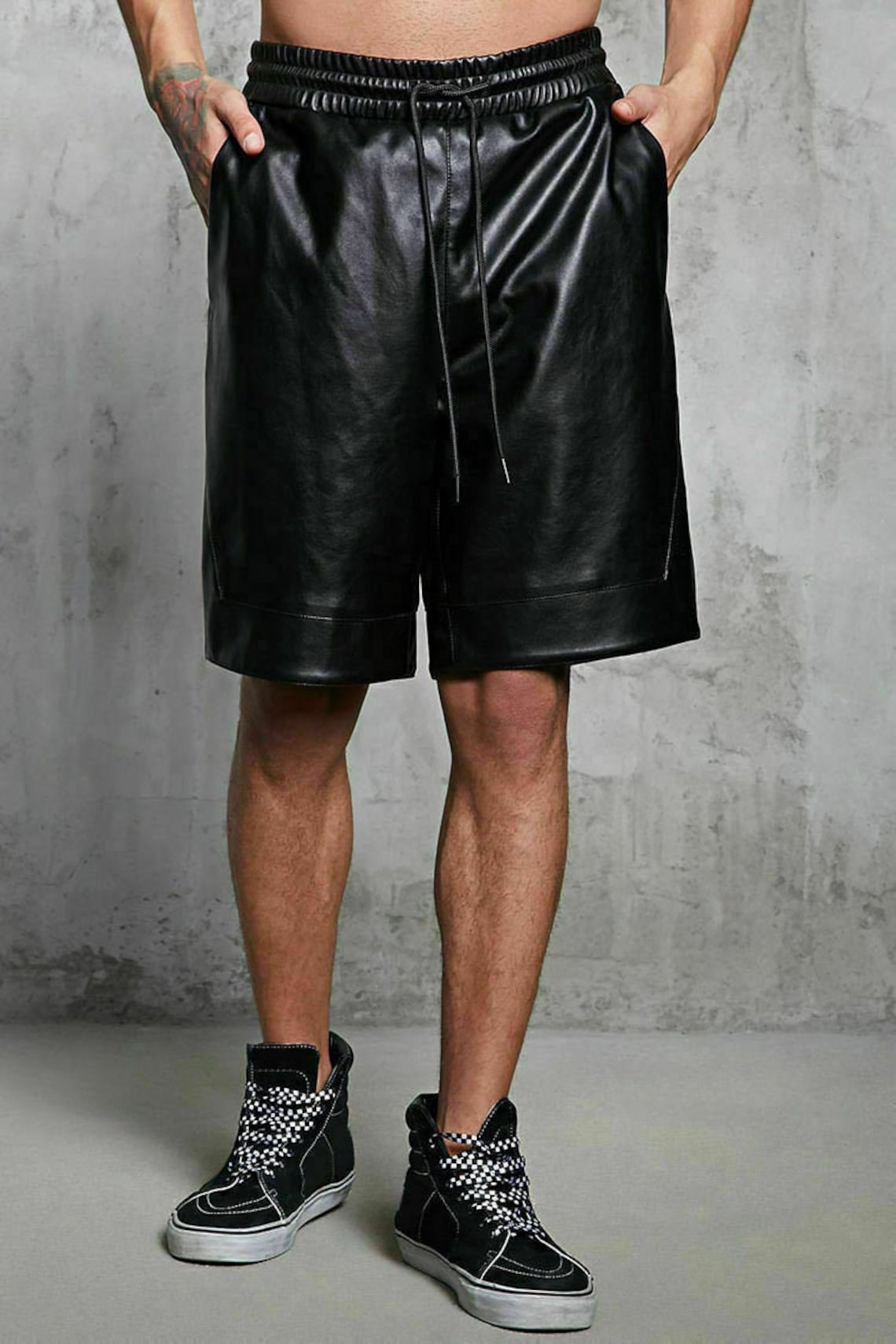 Leather Shorts New Hot Men Genuine Lambskin Sports Gents Pants Etsy
