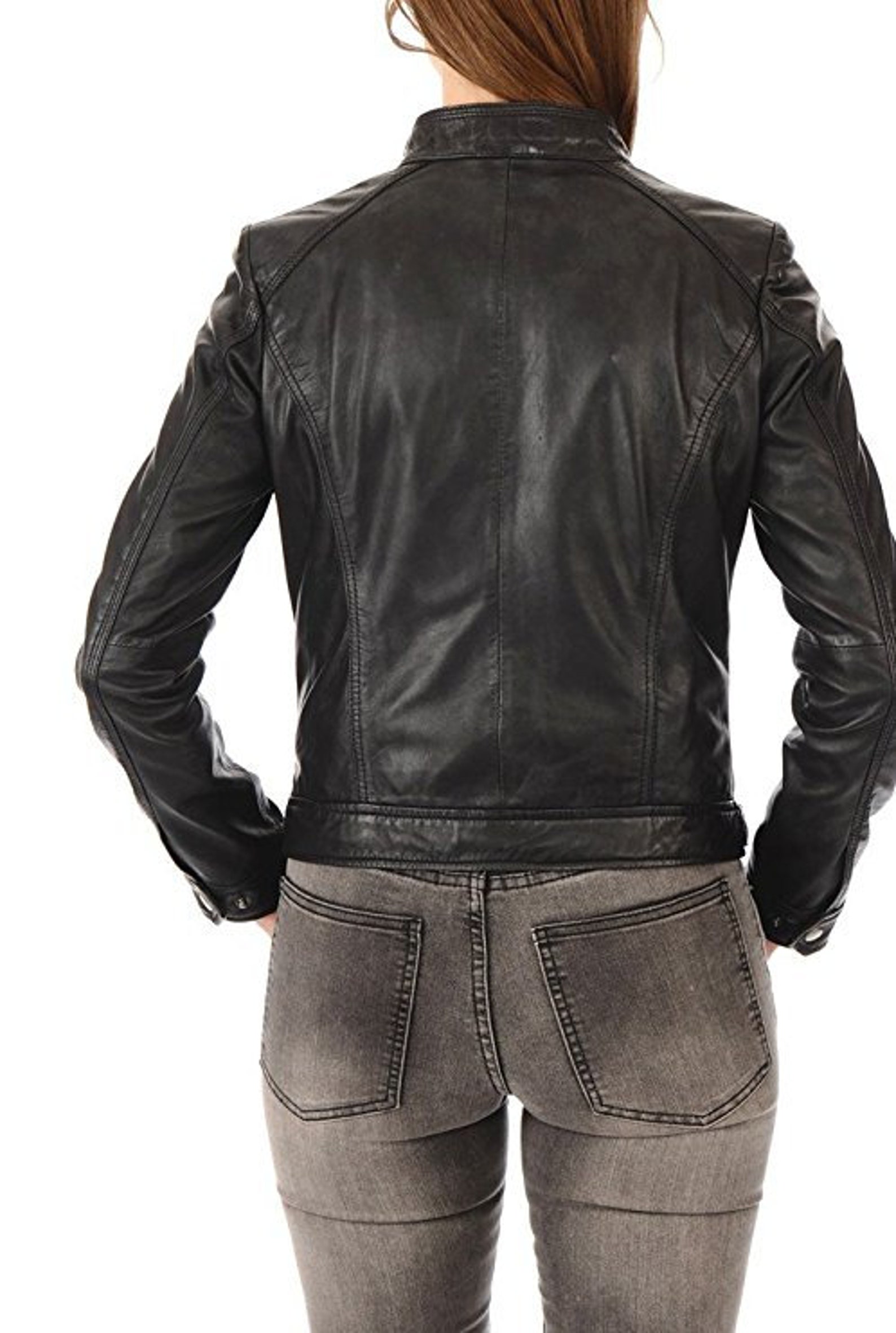 Brand New Genuine Soft Lambskin Leather Jacket for Women's | Etsy