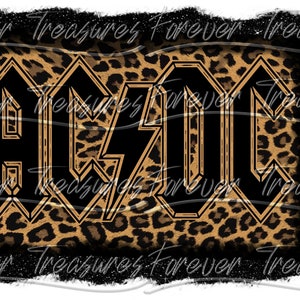 Rock band Leopard Black