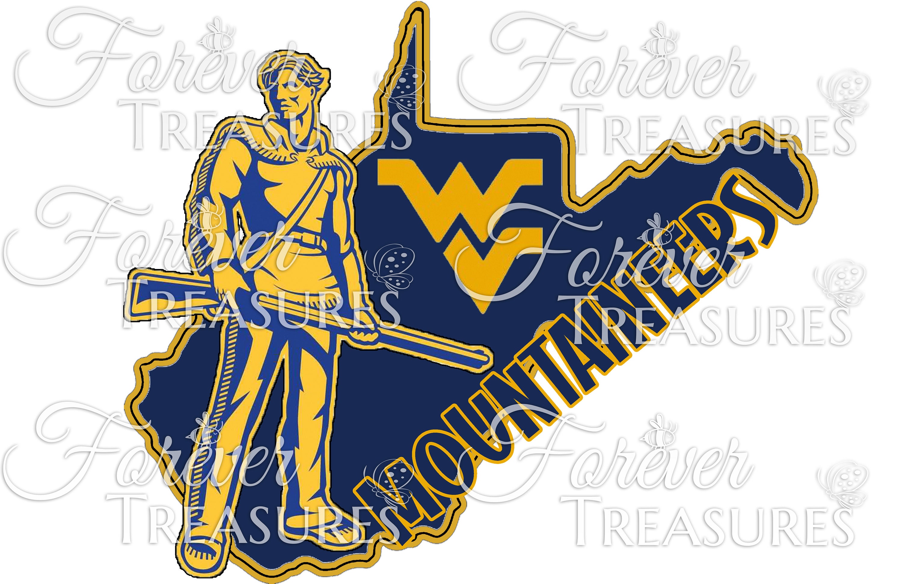 WV Mountaineers Etsy