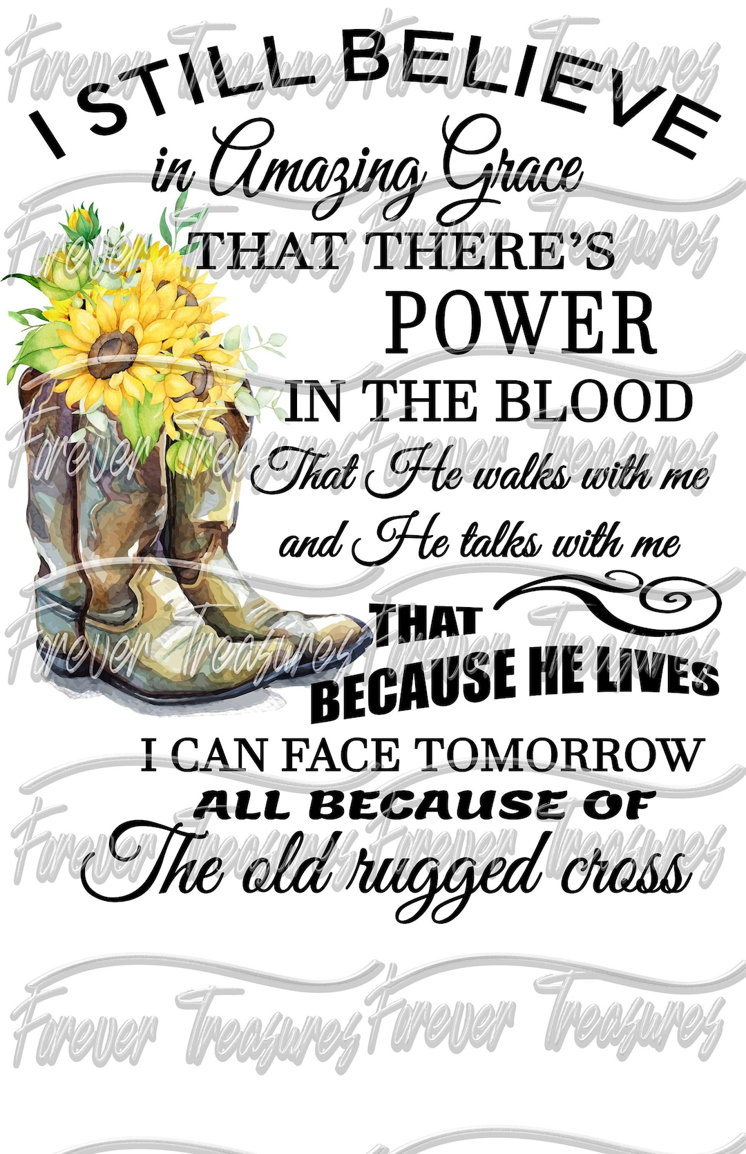 Vintage Blechschild 'I Still Believe In Amazing Grace' Mit Blumen & Kolibri – 30,5x20,3 Cm Aluminium