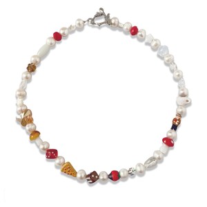 Madeleine Charmed Pearl Necklace