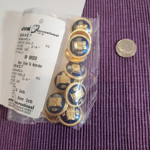 Metal Uniform style buttons