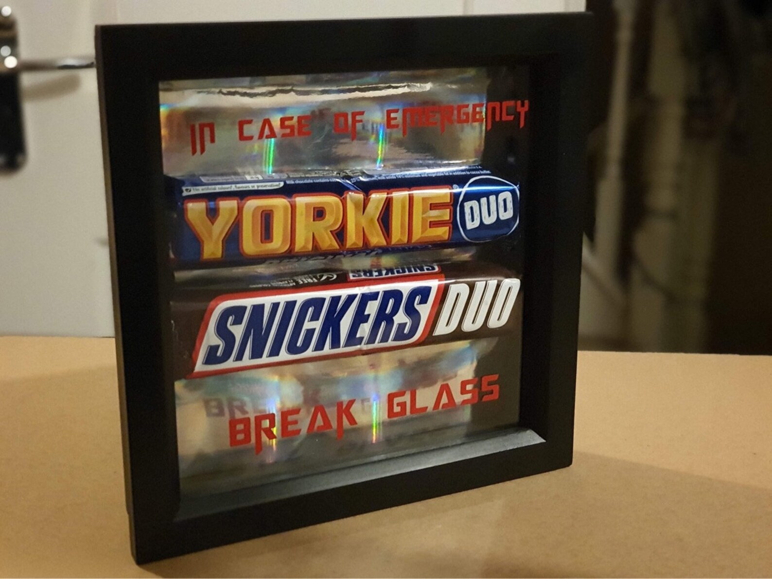 In Case Of Emergency Break Glass Frame