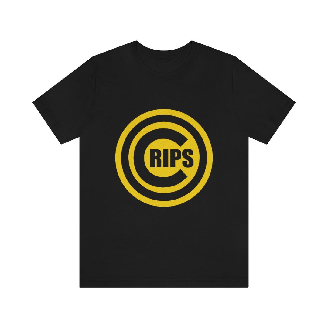 Crips Logo yellow T Shirt Handmade Custom Newcrip Gang Etsy