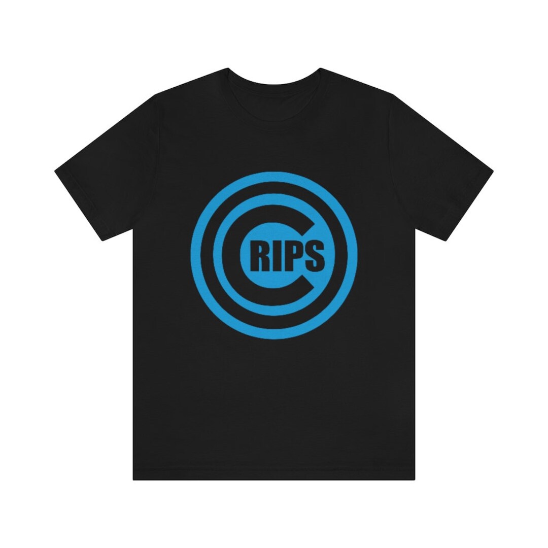 Crips Logo Columbia Blue Short Sleeve Tee Crip Gang Shirt Etsy