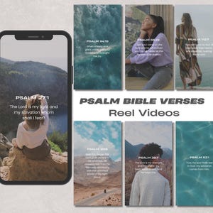 Instagram Christian Reels, Christian Coach Templates, Church Social Media, Faith Bible Verses Video Reels, Bible Marketing