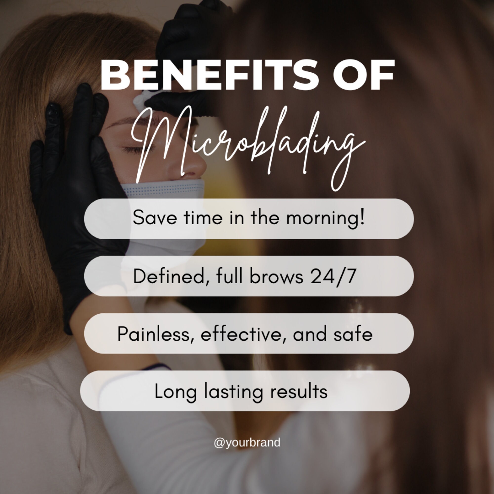 Microblading Instagram Template, Microblading Posts, PMU Instagram ...