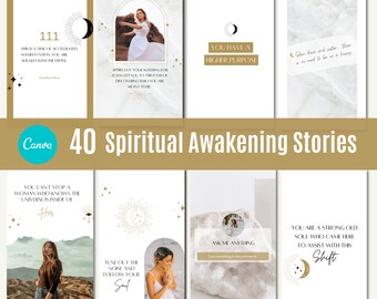 Spiritual Instagram Templates, Instagram Stories, Spiritual Coach, Quotes, Spiritual Business Template, Mystical, Healing Template