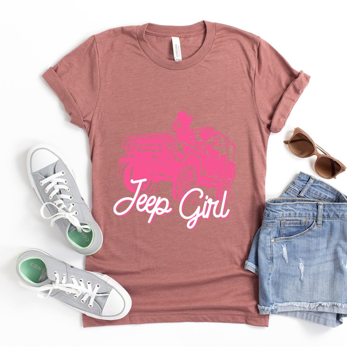 Jeep Girl Cool Jeep Shirt For Girl jeep wrangler accessories | Etsy