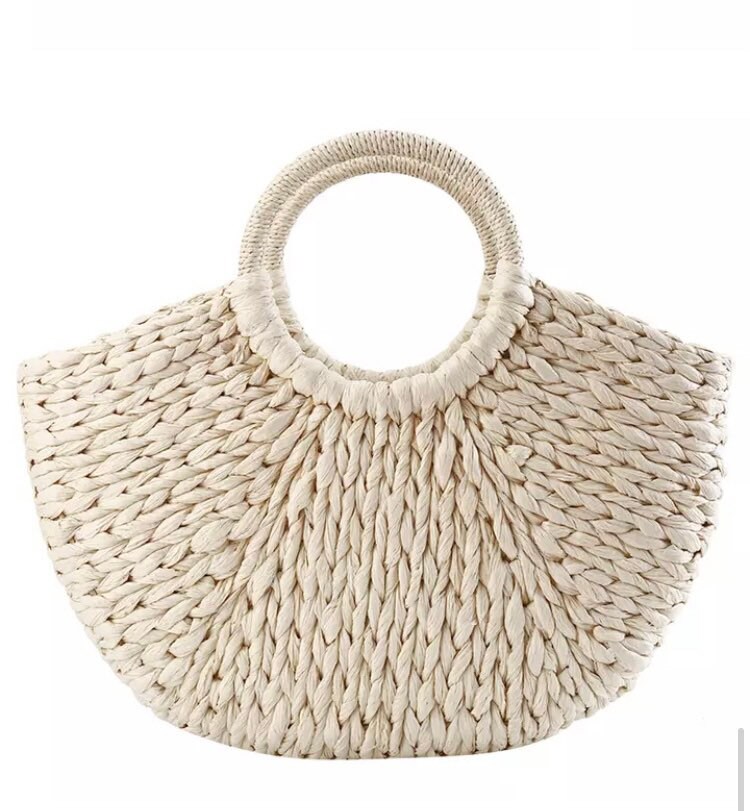 Justin Taylor Brunch Time Straw Rattan Handbag main image 1