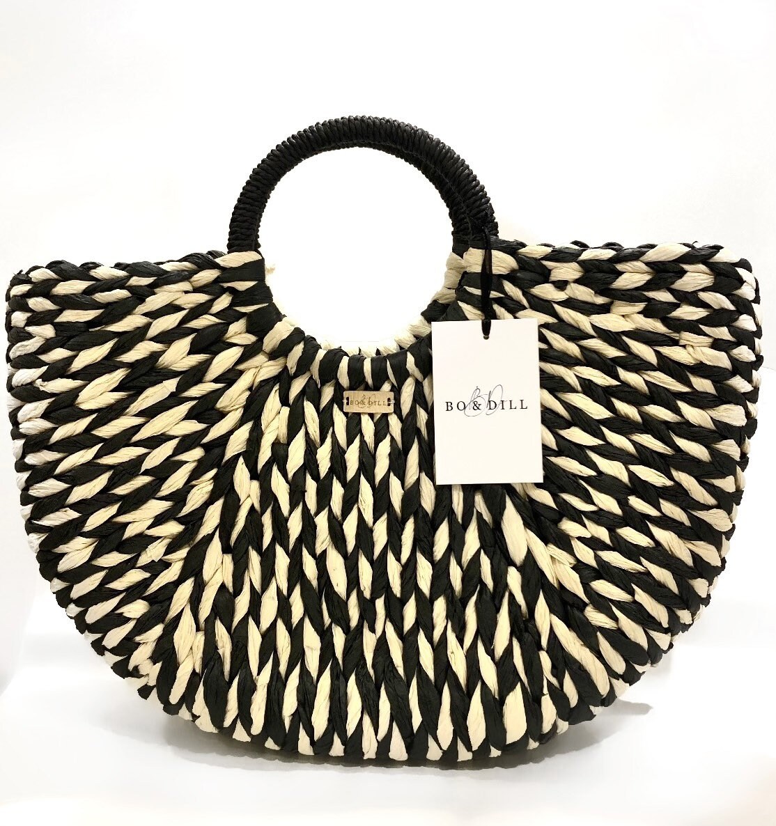 Justin Taylor Brunch Time Straw Rattan Handbag main image 0