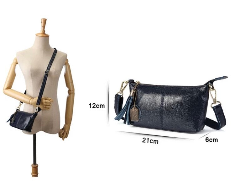 Leather Bag Pink Cross Body Bag With Tassel Genuine Etsy