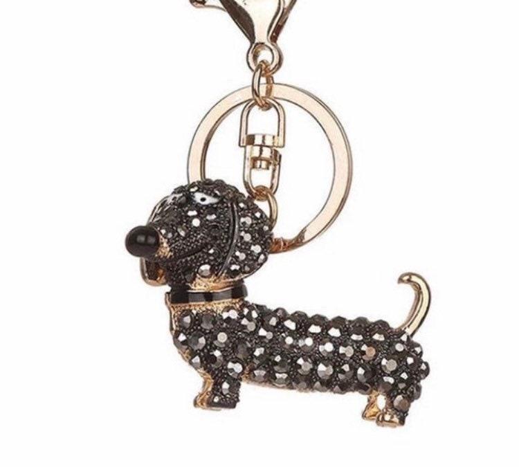 Dachshund Keyring Gift Present Sausage dog Key Ring Dachshund Keyring Gift Present Sausage dog Key Ring