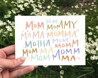 Imprimible Tarjeta Divertida del Día de la Madre, Tarjeta Divertida De Cumpleaños De Mamá, Tarjeta Para Mamá, Tarjeta Del Día De La Madre, Tarjeta De Hija, Regalo Del Día De la Madre, Mamá