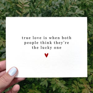 Afdrukbare romantische verjaardagskaart, valentijnskaart, ik hou van jou-kaart, leuke romantische kaart voor vriendin voor vriend, echte liefdeskaart