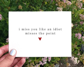 Printable Funny I Miss You Card, Thinking Of You Card, Coworker Goodbye Gift, Coworker Leaving Gift, Funny Retirement Card, Friendship Card