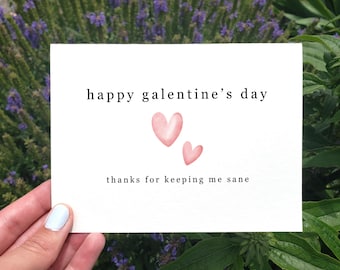 Printable Valentine's Day Card, Happy Galentine's Day Card, Valentines Card For Best Friend, Galentines Gift, Bestie Galentines Card, Heart