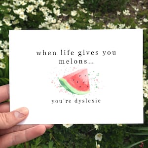 Printable Funny Sympathy Card, Funny Best Friend Card, Encouragement Card, When Life Gives You Melons, You've Got This Card, Thinking Of You
