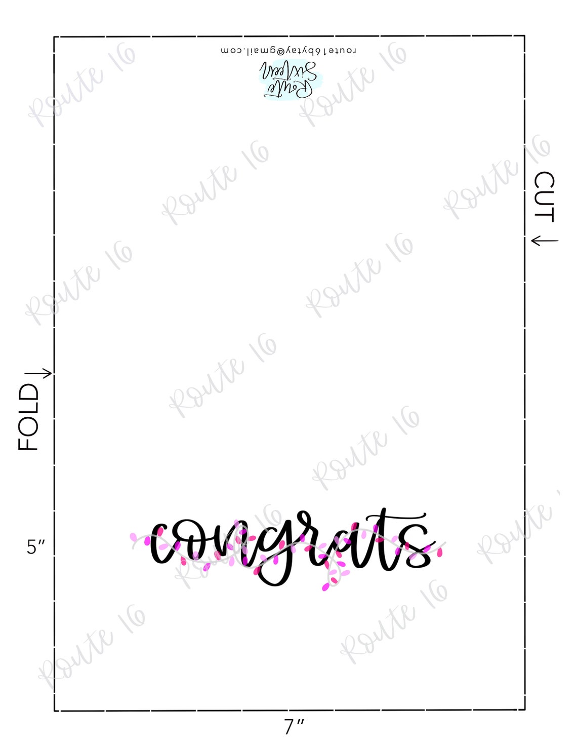 Printable Congrats Card, Baby Shower Card, Graduation Card, Digital ...