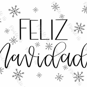 Feliz Navidad Printable Wall Art, Christmas Decor, Feliz Navidad Wall ...