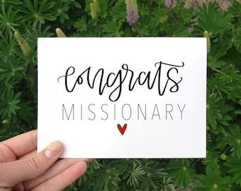 Printable Congrats Missionary Card, Called To Serve, Missionary Farewell Card, Congratulations Card, LDS Missionary Card, Card For Elders