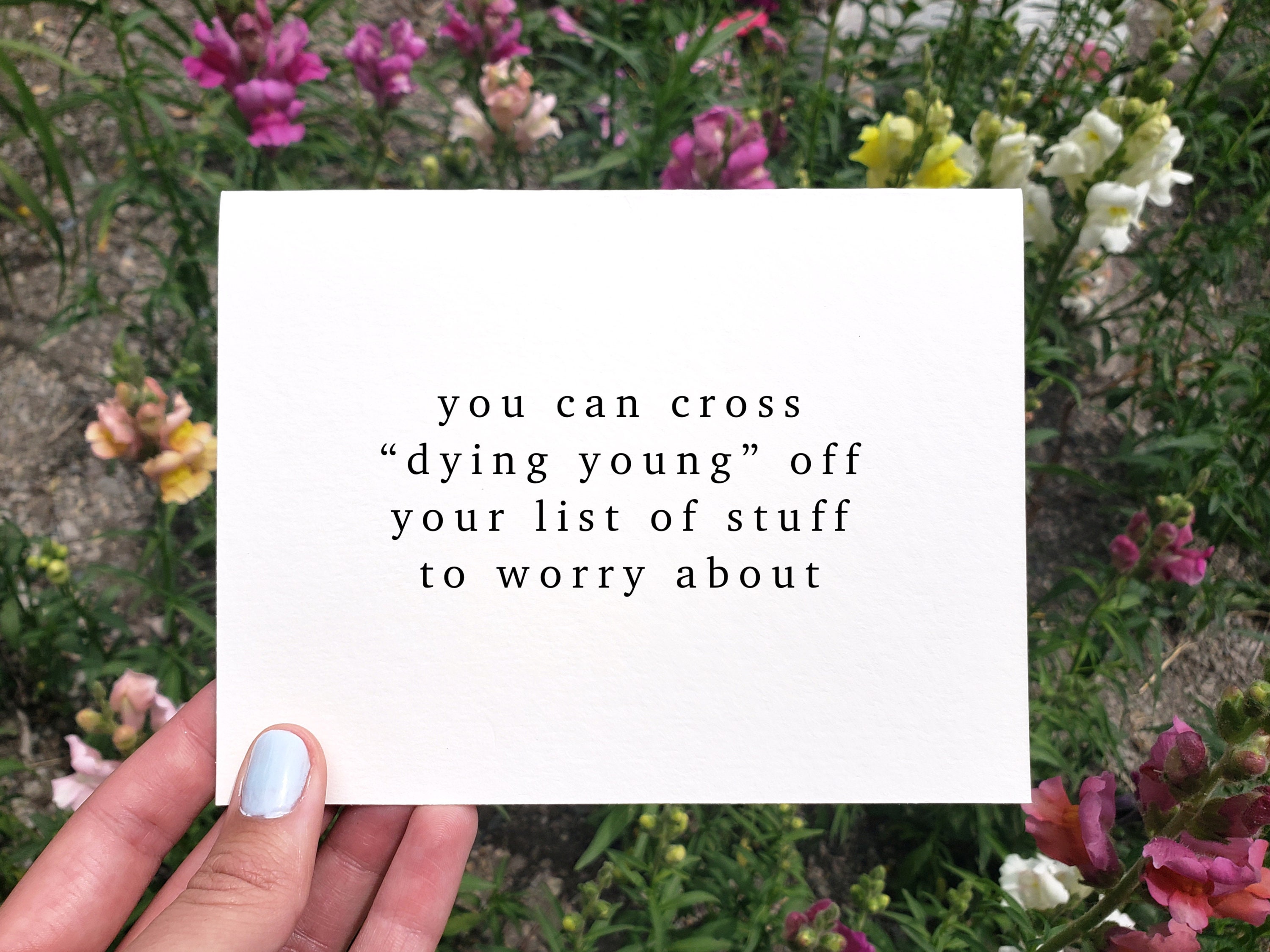 You Can Cross Dying Young off Your List Funny Happy Birthday Card, Printable Birthday Card, Best