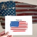 Patriotic Thank You Card, Digital Download Card, Card for Veteran, 4th ...