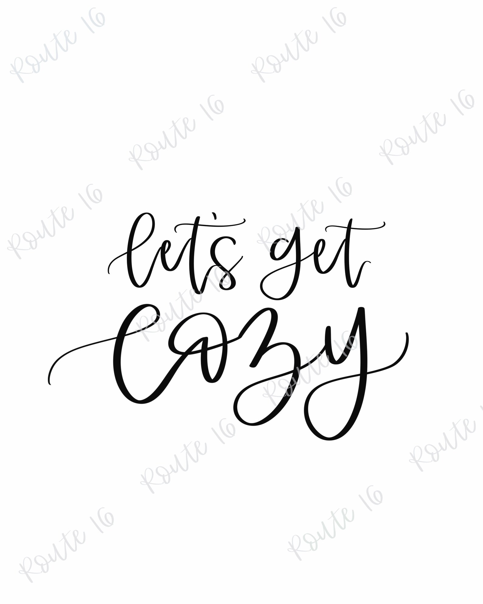 Lets Get Cozy Printable Wall Art, Lets Get Cozy Print, Fall Wall Art ...
