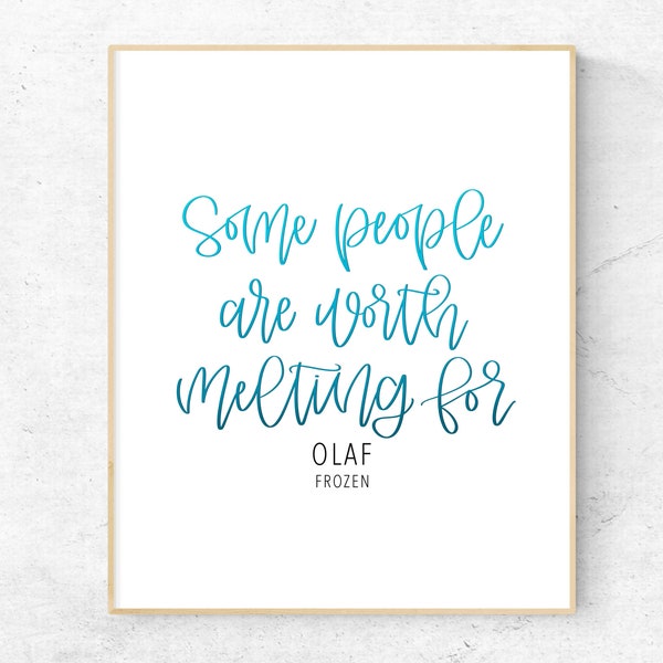 Frozen Quote Etsy