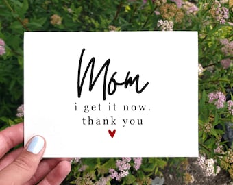 Printable Mother’s Day Card For Mom From Daughter, Mom Appreciation Gift, Mom Thank You Card, Minimalist Mother's Day Gift, Mom Birthday