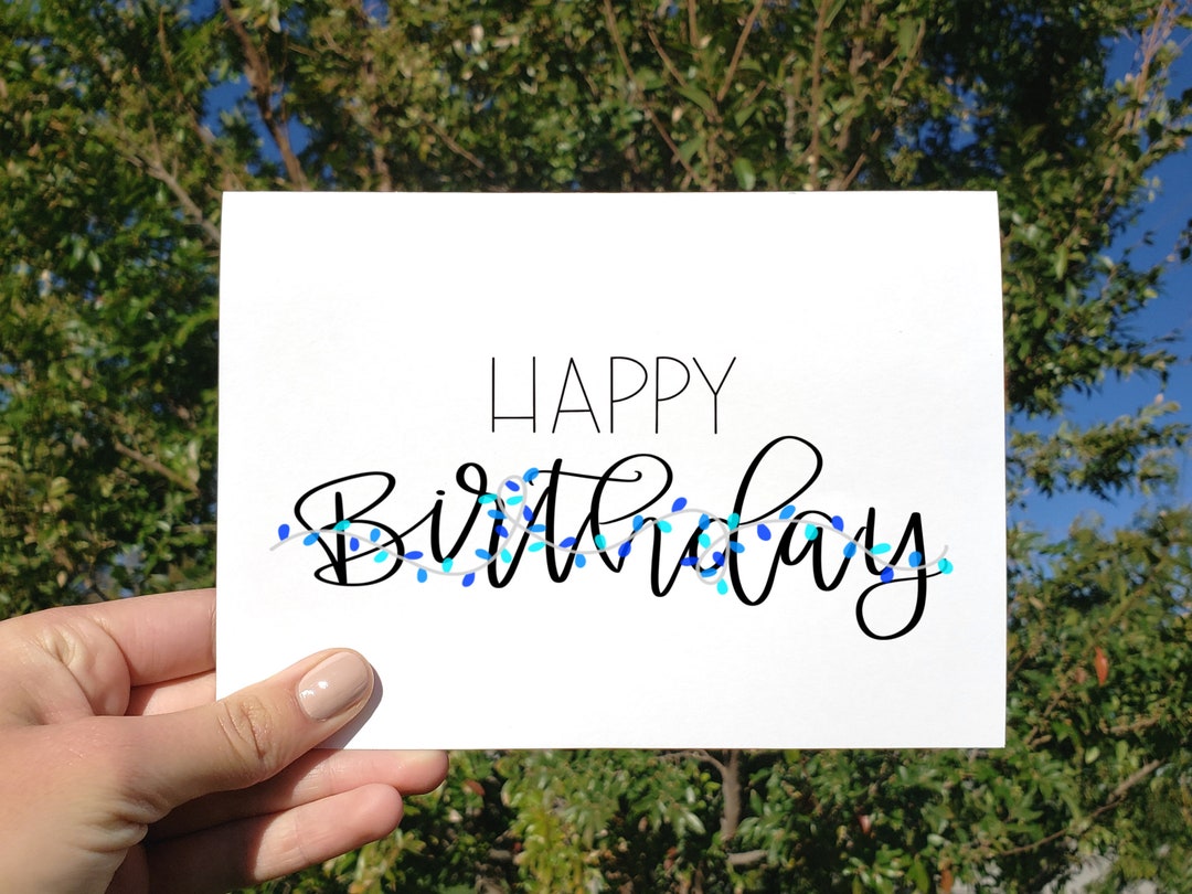 Happy Birthday Card, Birthday Card for Him, Printable Birthday Card ...