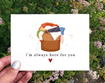 Printable Sympathy Card, Thinking Of You Card, Funny Encouragement Card, Sarcastic Friendship Card, I'm Always Here For You, Support Card