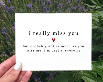 Printable I Miss You Card, Funny Coworker Card, Thinking Of You Card, Coworker Goodbye Gift, Coworker Leaving Gift, Funny Retirement Card