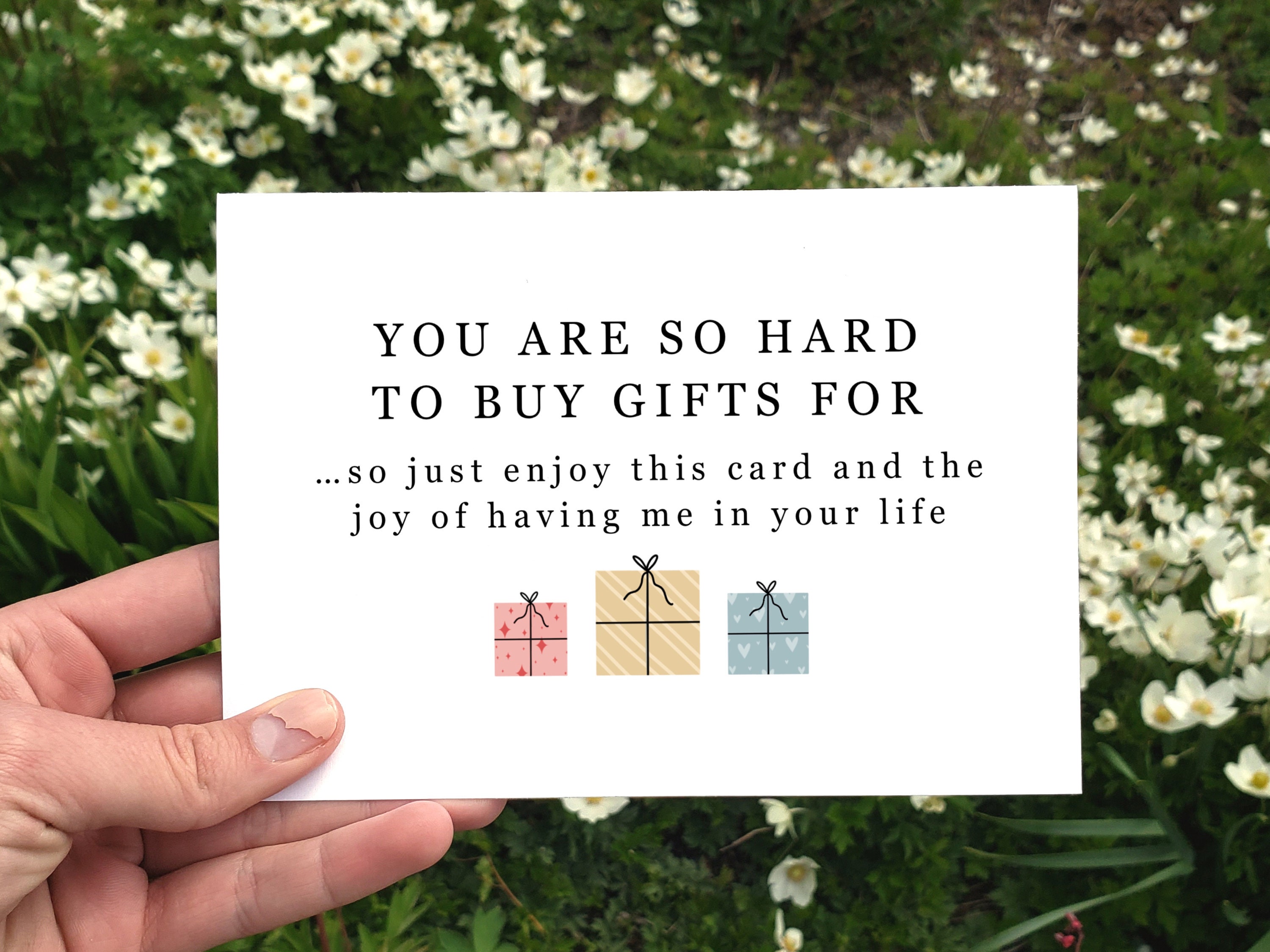 Printable You Are so Hard to Buy Gifts for Birthday Card, Funny